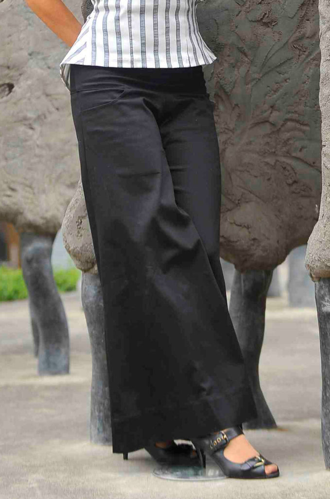Most Comfortable Dress Pants Stretch Black Cotton Classic pants Work pants  yoga pants – BelFin